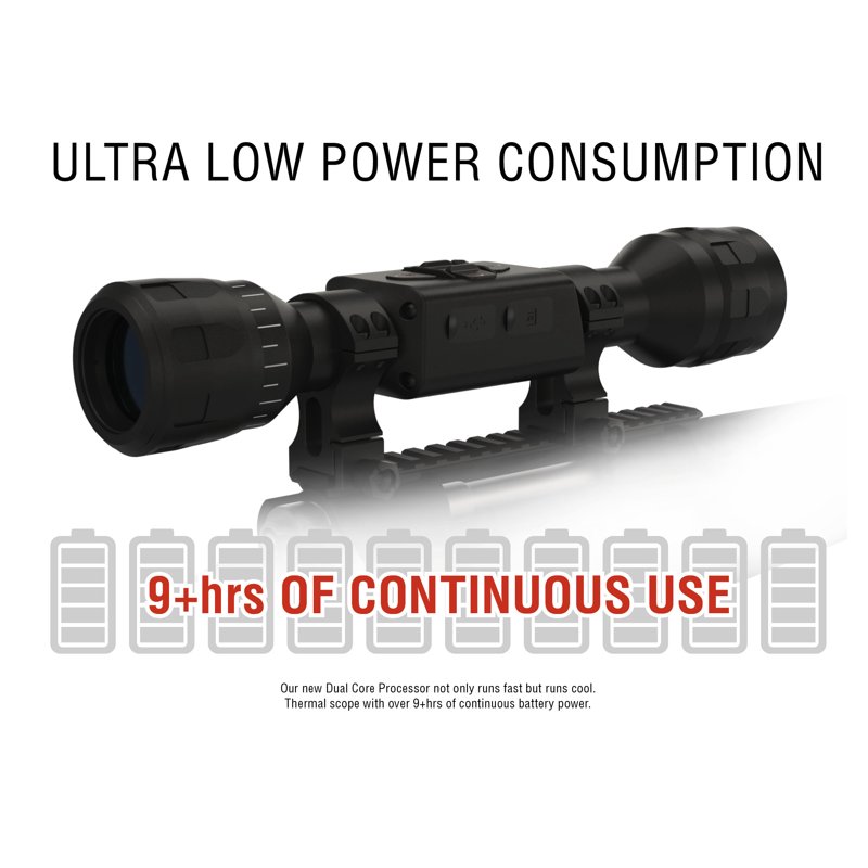 ATN ThOR LTV 256 Thermal Rifle Scope3-9x 256x192 Resolution