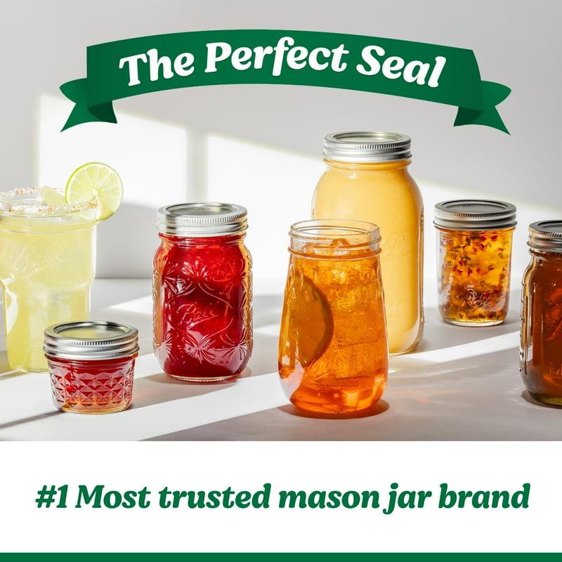 Ball 16 Oz Mason Jars Wide Mouth 12pk Pint Canning Jars With Lids And Rings Bulk Ball Jars For Home Canning Meal Prep Overnight Oats And Iced Coffee