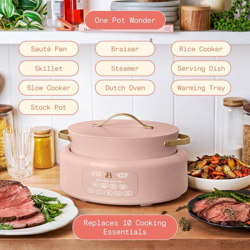 Beautiful 10 In 1 6 Qt Electric Multi-Cooker Rose By Drew Barrymore