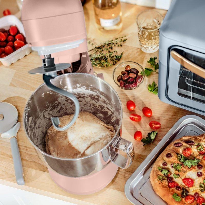 Beautiful 5.3 Qt Stand Mixer Rose With Flat Beater Dough Hook Balloon Whisk