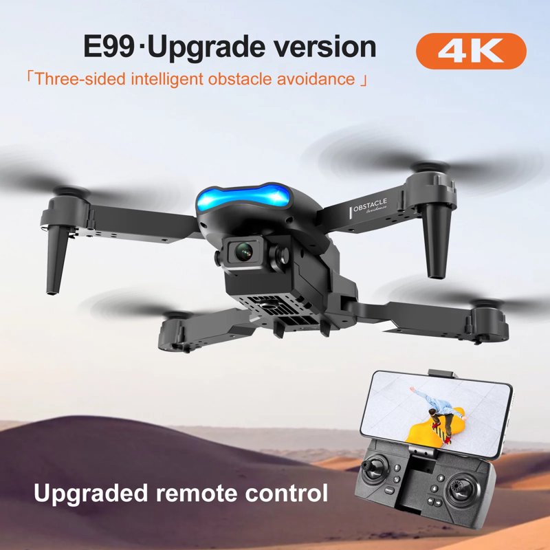 BEEPRINCESS Drone With 4K HD Dual Camera For Adults Kids RC Quadcopter With 2 Modular 1800mAh Batteries For 30 Mins Long Flight