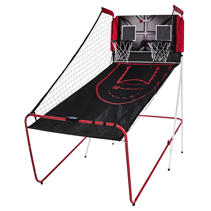 Best Shot Indoor Arcade Basketball Game Foldable 2 Player Dual Shot with Electronic Scorer 8 Game Modes by MD Sports