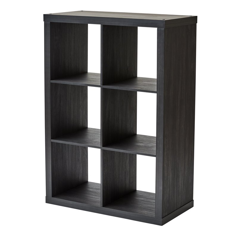 Better Homes & Gardens 6 Cube Storage Organizer Charcoal