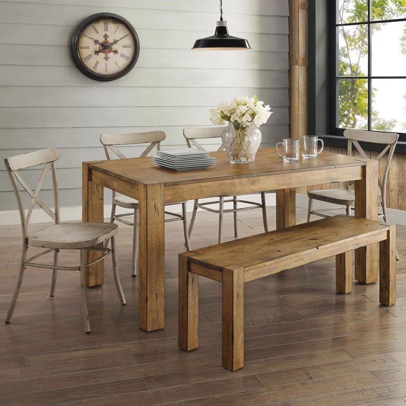 Better Homes & Gardens Bryant Dining Table Rustic Brown
