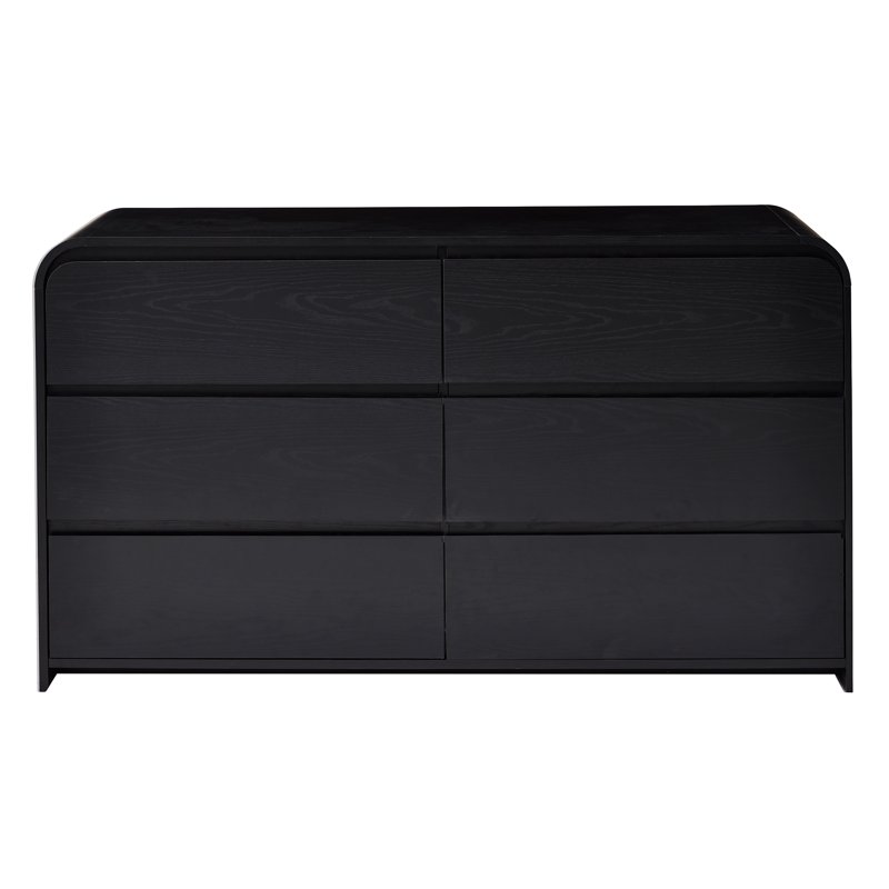 Better Homes & Gardens Juliet 6 Drawer Dresser Black Finish