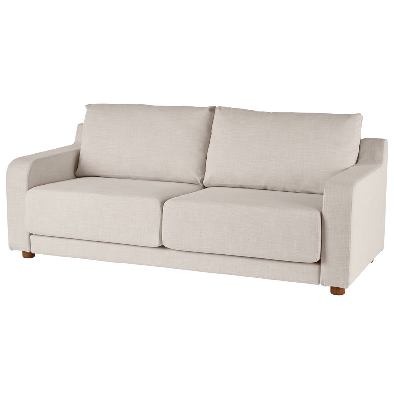 Better Homes & Gardens Owen 85.04" Slope Arm Sofa Effie Linen