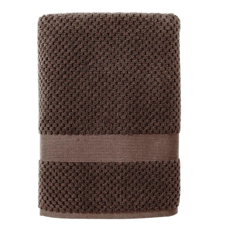 Better Homes & Gardens Signature Soft Popcorn Texture 6 Piece Towel Set Brown Basket