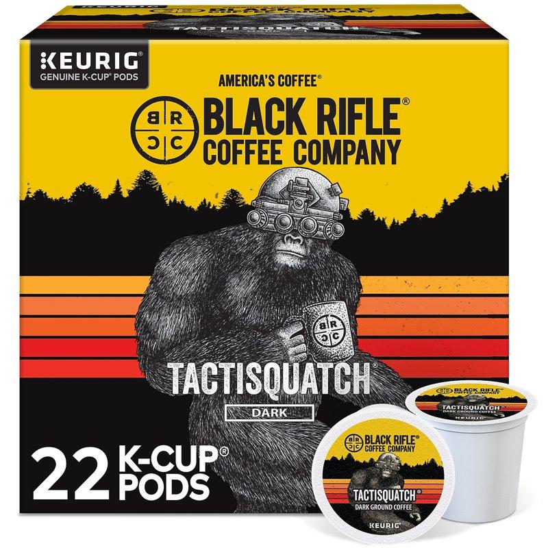 Black Rifle Coffee Company Tactisquatch K-Cup Pods Dark Roast 22 Ct