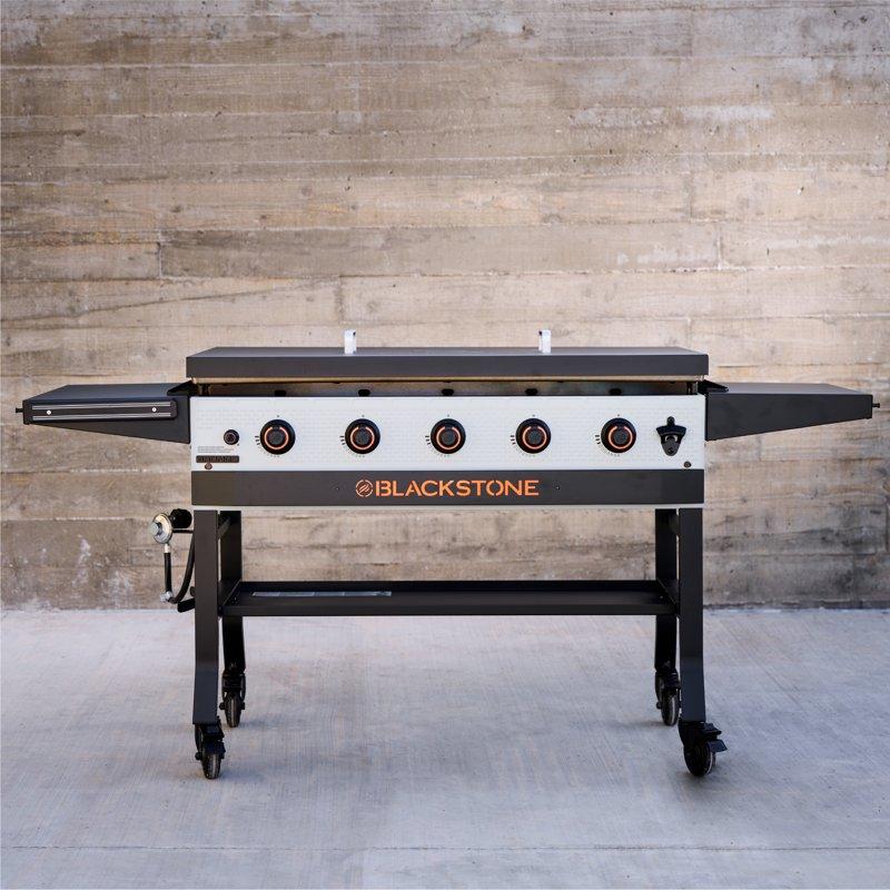Blackstone Bronco 5-Burner 44" Omnivore Propane Griddle With Hard Cover