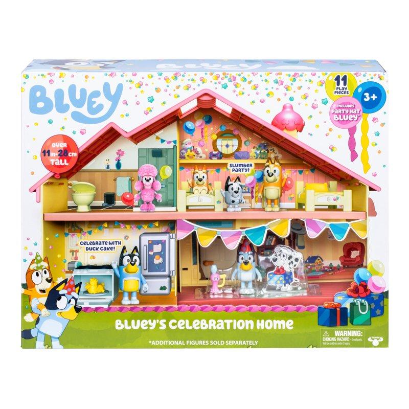Bluey's Celebration Home Celebrate Bluey's Birthday With 11 Play Pieces Toys For Kids 3-6 Years
