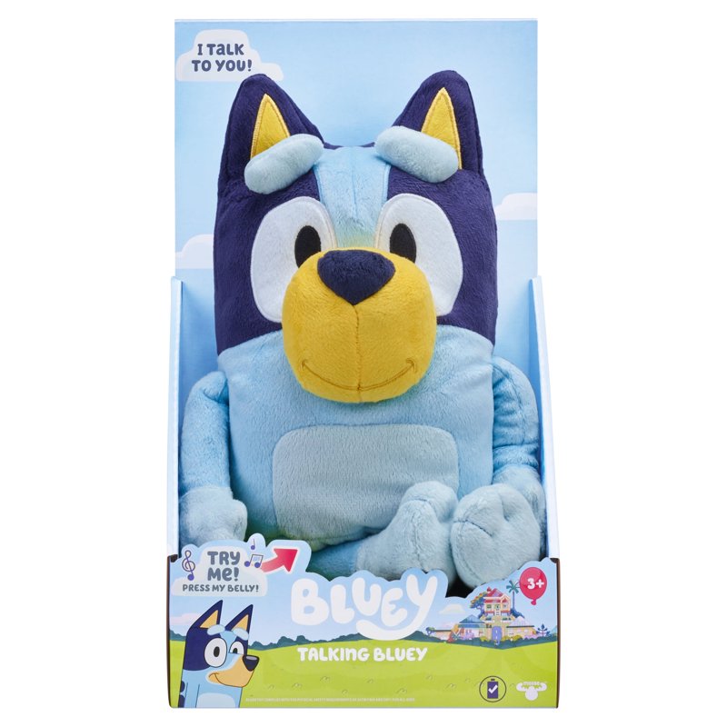 Bluey Talking And Interactive 13 In Plush Toys For Preschoolers 3-6 Years