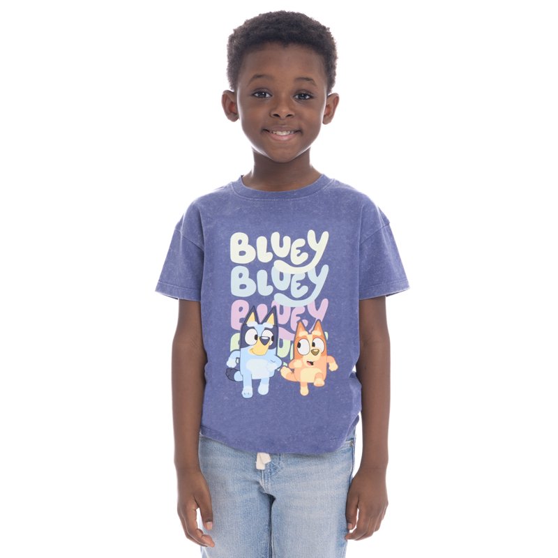 Bluey Toddler Short Sleeve Crewneck Tee Sizes 12M-5T