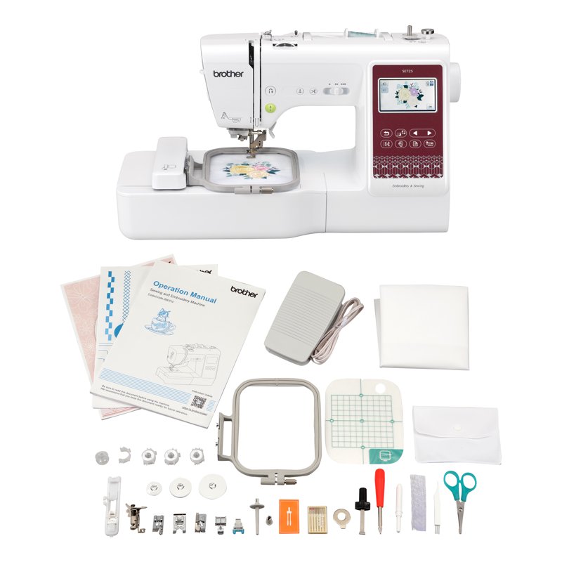 Brother SE725 Sewing and Embroidery Machine with Artspira App 50 Free Designs