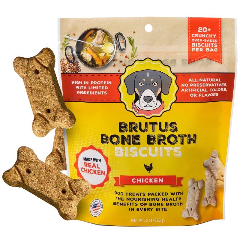 Brutus Bone Broth Chicken Biscuits 8 oz