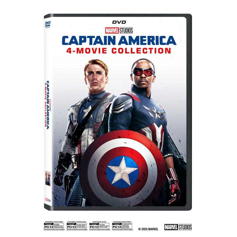 Captain America: 4-Movie Multi-Feature (DVD) Disney Action/Adventure