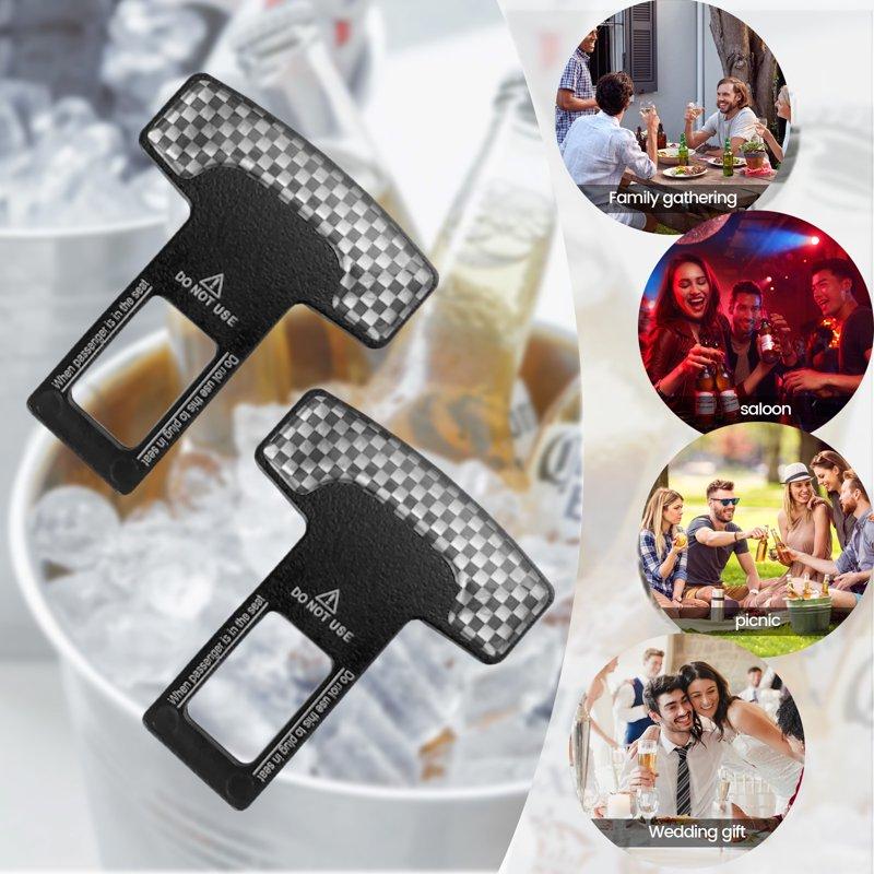 Car Safety Seat Belt Buckle Clip Car-Styling 4pcs Universal Vehicle Mounted