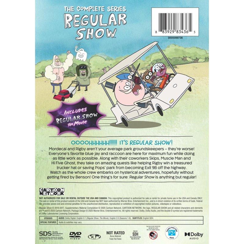 Cartoon Network: The Regular Show - The Complete Series (DVD) Animation Warner Bros