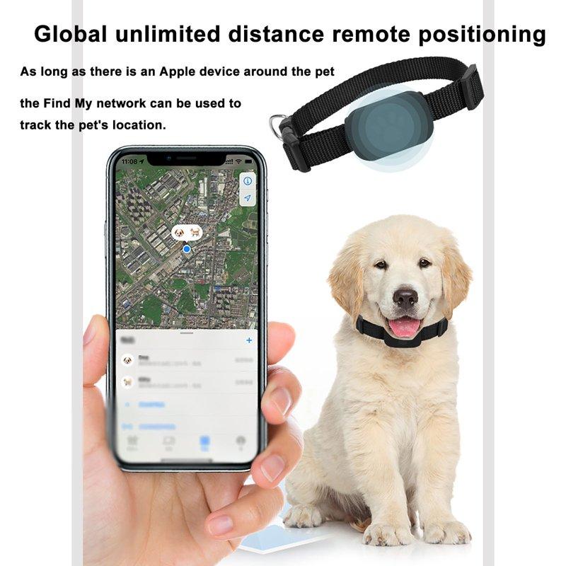 Cat Tracker GPS Collar For Cats Electronic Pet Locator Waterproof Compatible With Apple Find My No Monthly Fee Ideal For Small To Large Cats Advanced Tracking Solution Smart Collar For Pet Safety