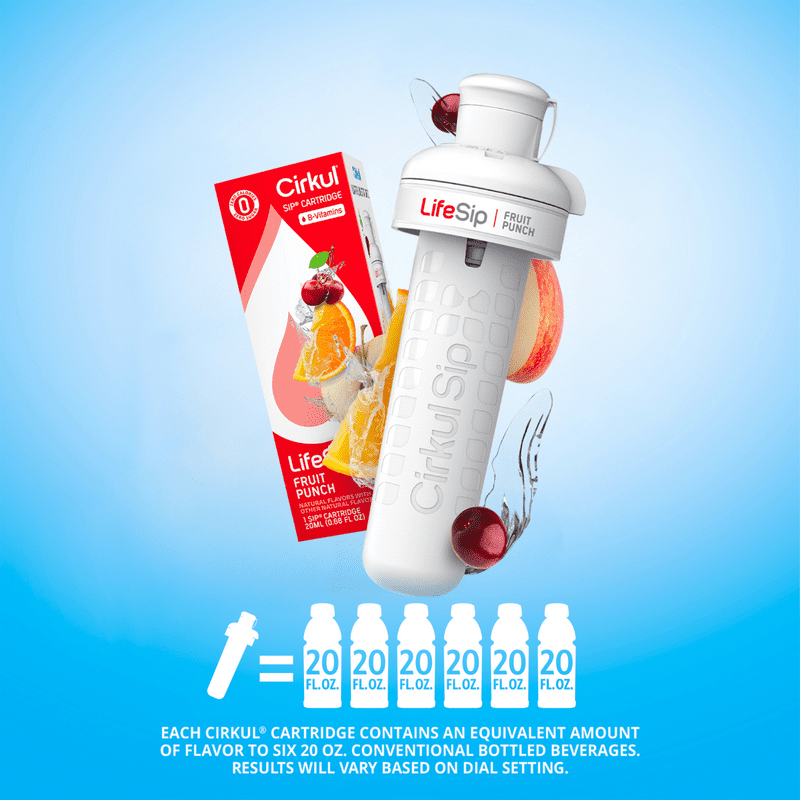 Cirkul LifeSip Fruit Punch Flavor Cartridge Drink Mix 1-Pack