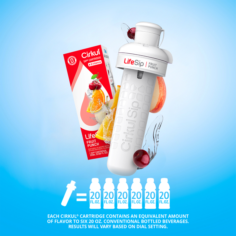 Cirkul LifeSip Fruit Punch Flavor Cartridge Drink Mix 1-Pack