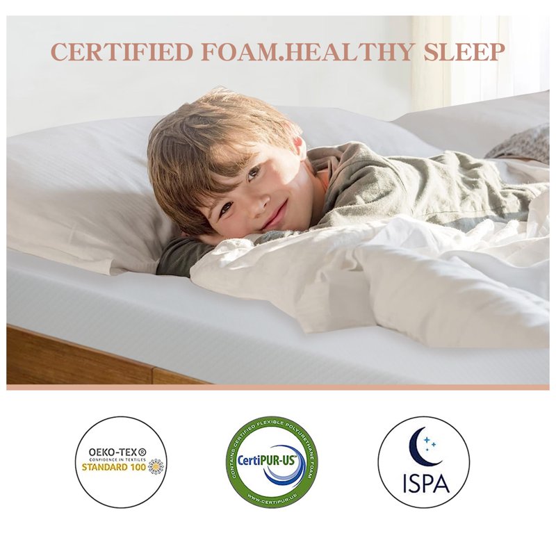 CL.HPAHKL 5 Inch Twin Mattress Gel Memory Foam Mattress In A Box Medium Comfort