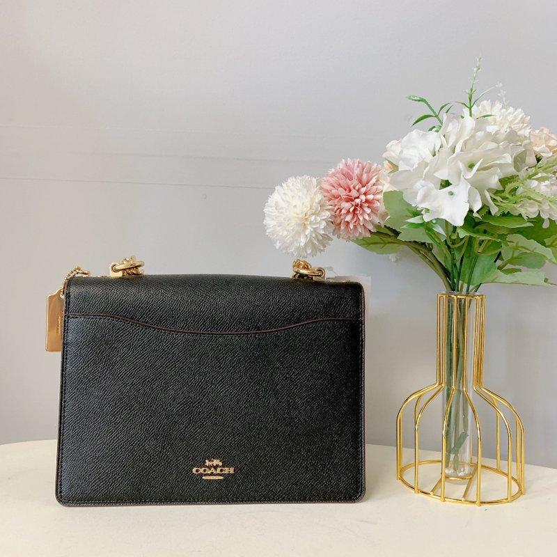 Coach CH331 Klare Crossbody In Signature Canvas With Strawberry IN Black Multi