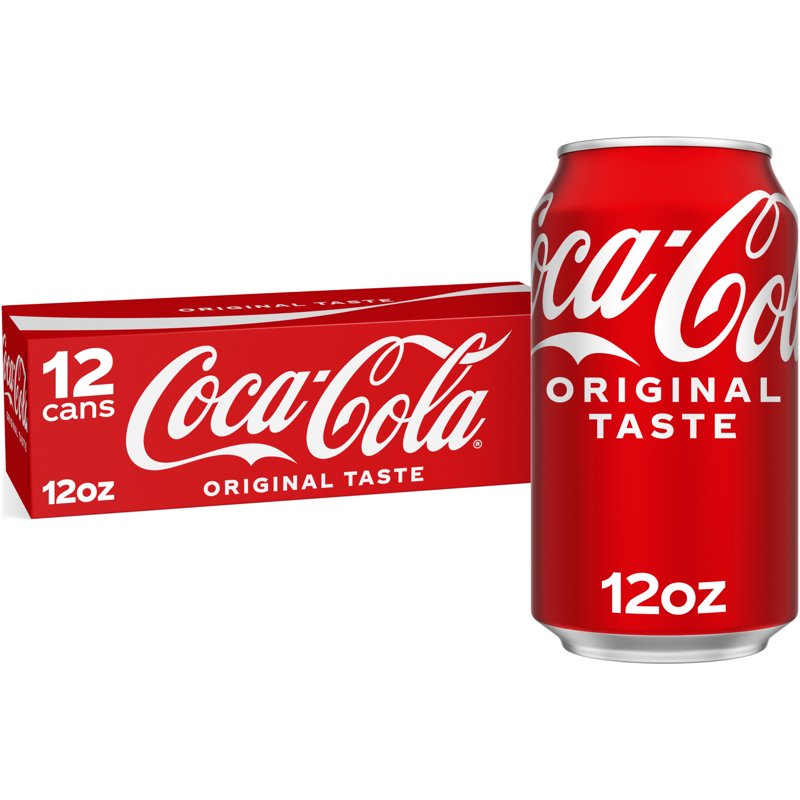 Coca-Cola Classic Soda Pop Fridge Pack 12 fl oz Cans 12 Pack
