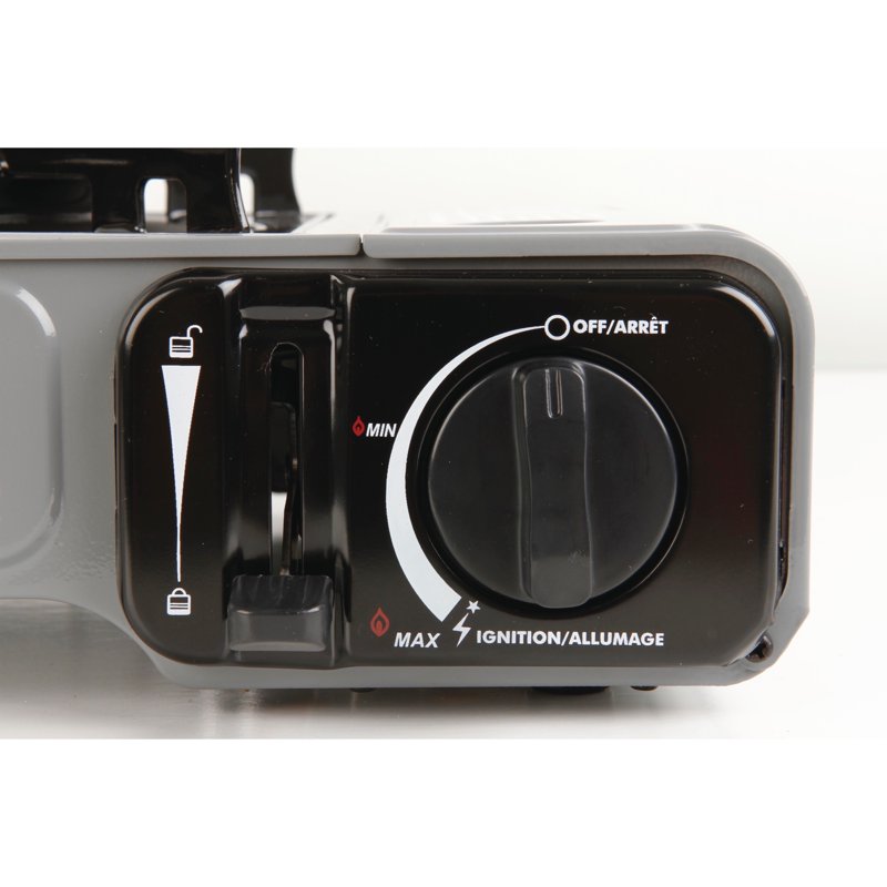 Coleman Tabletop Portable Butane Gas Camping Stove 1 Burner Gray