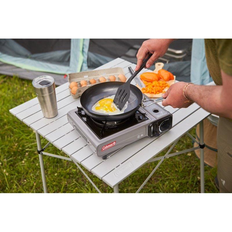 Coleman Tabletop Portable Butane Gas Camping Stove 1 Burner Gray