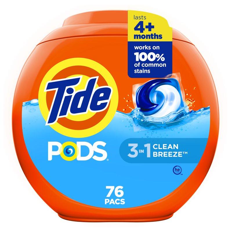 Complete Freshness Laundry Bundle: Tide PODS Downy Fabric Softener And Odor Rinse