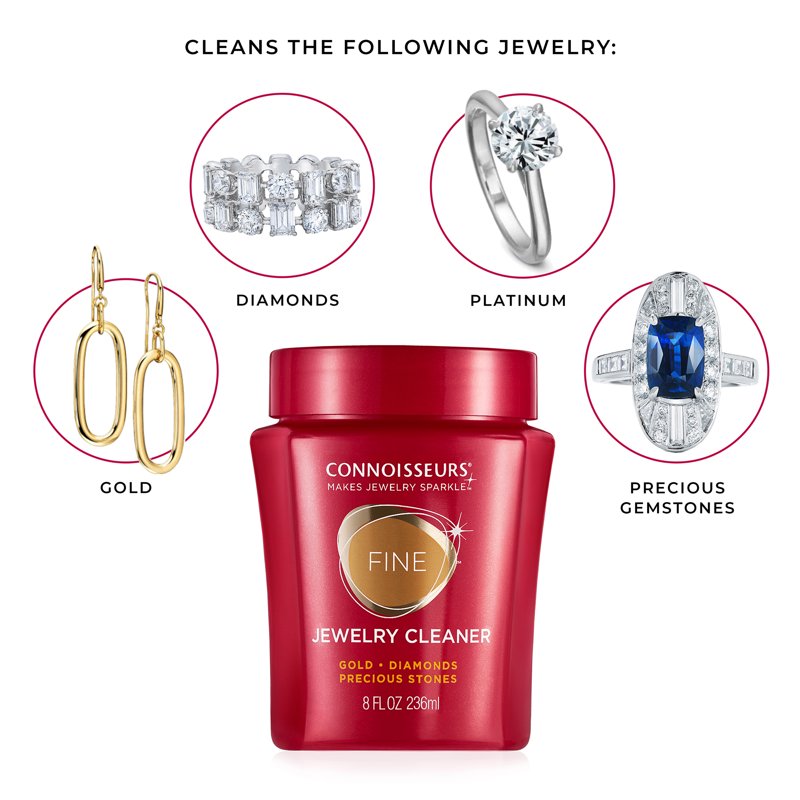 Connoisseurs Lux Jewelry Cleaning Kit For Gold Silver And Diamonds
