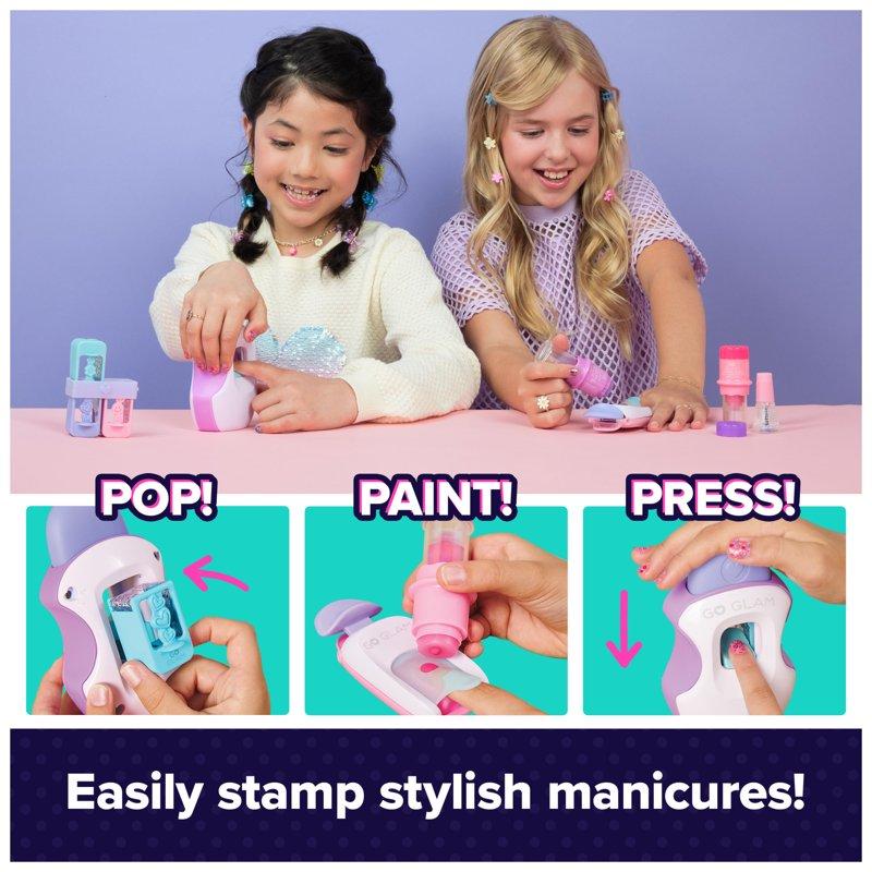 Cool Maker GO GLAM Nail Art Studio Stamper Toy Nail Polish Applique (Packaging May Vary)