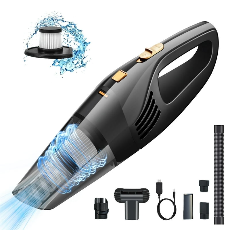 Cordless Handheld Car Vacuum Portable Vacuum Cleaner 8KPA Powerful Suction for Car and Pet Hair