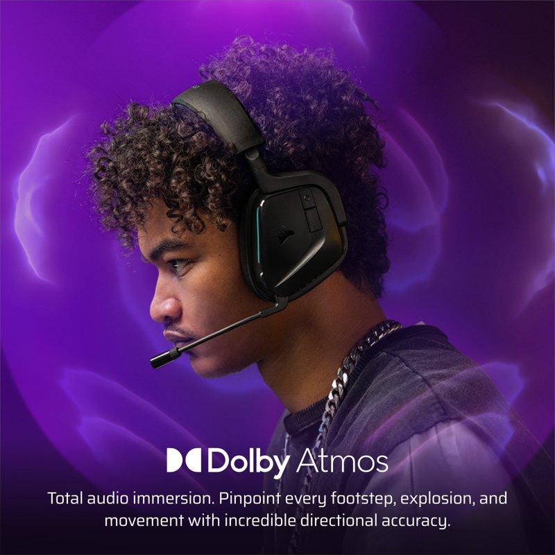 Corsair VOID WIRELESS V2 Gaming Headset For PC Sony PlayStation Nintendo Switch Mobile - Black