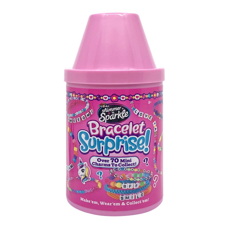 Cra-Z-Art Shimmer 'n Sparkle Surprise Bracelet Making DIY Friendship Bead Bracelets Styles & Colors May Vary