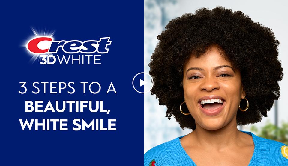 Crest 3DWhitestrips Anti-Aging Whitener At-Home Teeth Whitening Kit 14 Treatments 18 Levels Whiter