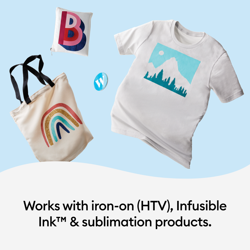 Cricut EasyPress 3 - 9 In X 9 In - Bluetooth-Enabled Handheld Heat Press Machine With EasyPress Mat