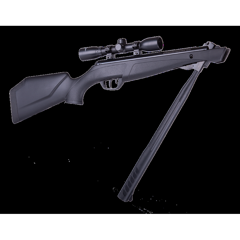 Crosman Shockwave Pellet Air Rifle Nitro Gas Piston With Scope .22 Caliber 950fps Break Barrel Black