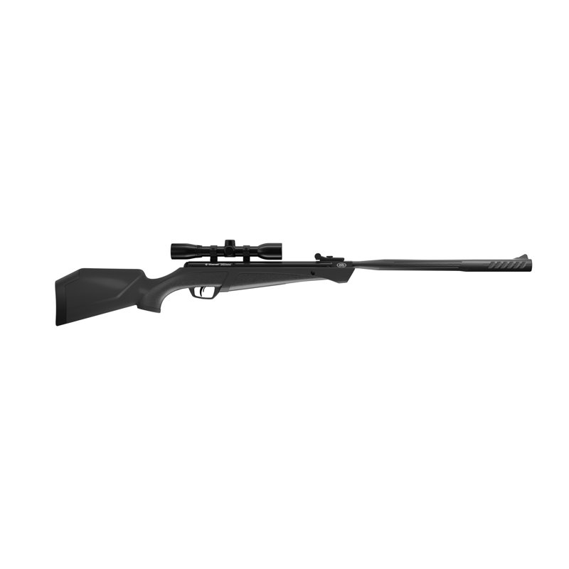 Crosman Shockwave Pellet Air Rifle Nitro Gas Piston with Scope .22 Caliber 950fps Break Barrel Black