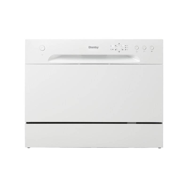 Danby 6 Place Setting Countertop Dishwasher in White (DDW621WDB)
