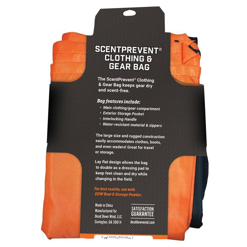 Dead Down Wind™ All Purpose Scent Prevent® Bag - Orange Water-Resistant Rugged Material