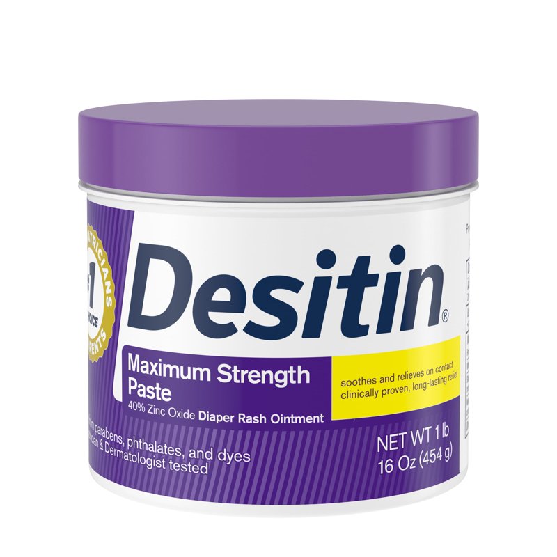 Desitin Maximum Strength Baby Diaper Rash Cream With Zinc Oxide 16 Oz