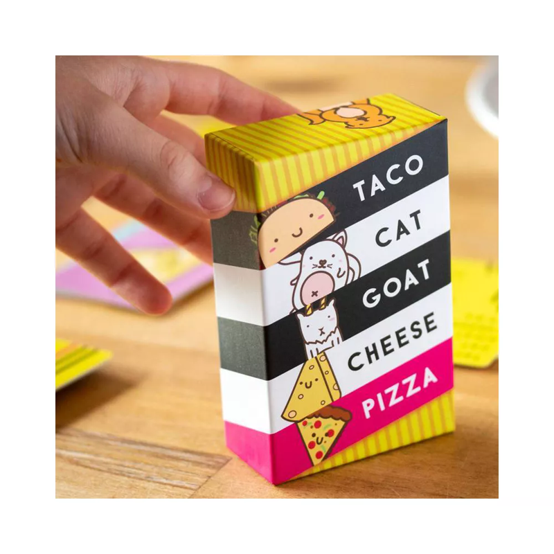Dolphin Hat Games Taco Cat Goat Cheese Pizza – Fast-Paced Card Game For Kids Teens & Adults 2-8 Players Ages 8+