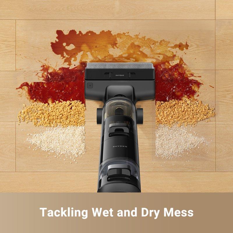 Dreame Cordless Wet/Dry Vacuum Cleaner Dual-Edge Brushes 600ml Water Tank Self-Propulsion K20