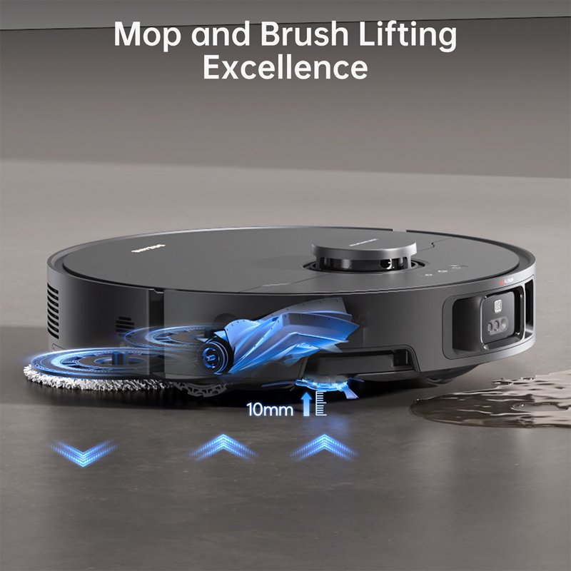 Dreame X40 Ultra Robot Vacuum Removable & Liftable Mop 12000Pa Suction 158°F Mop Self Cleaning