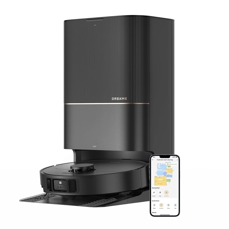 Dreame X40 Ultra Robot Vacuum Removable & Liftable Mop 12000Pa Suction 158°F Mop Self Cleaning