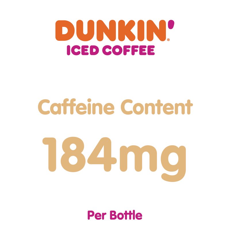 Dunkin' French Vanilla Iced Coffee 13.7 Fl Oz Bottle