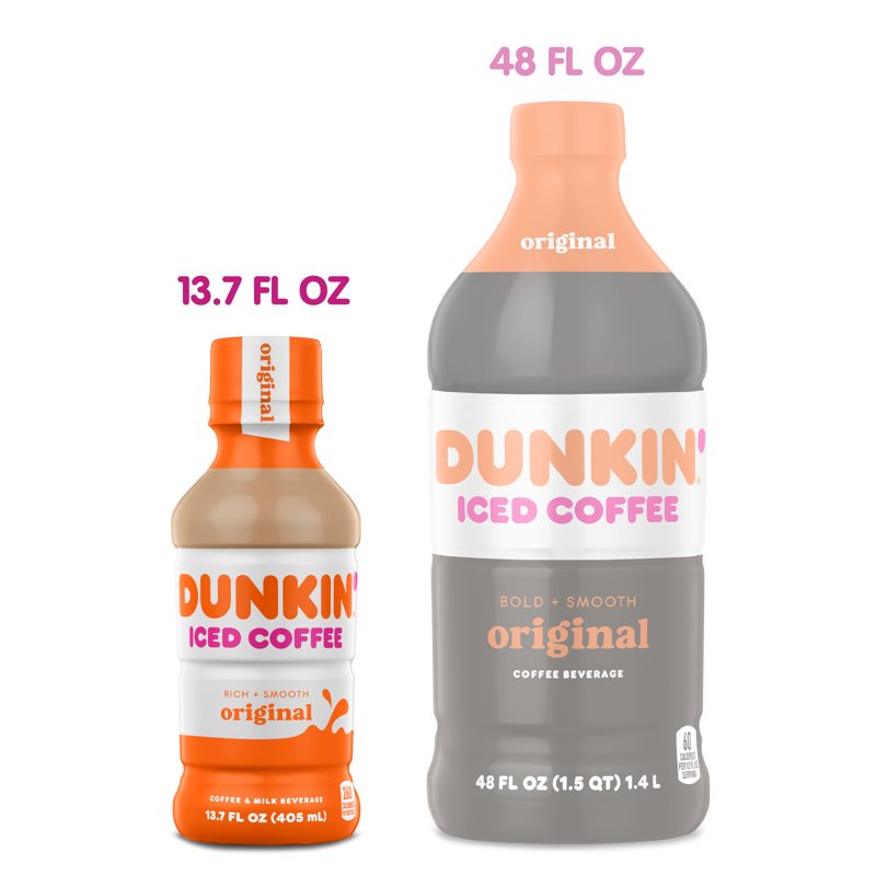 Dunkin' French Vanilla Iced Coffee 13.7 Fl Oz Bottle