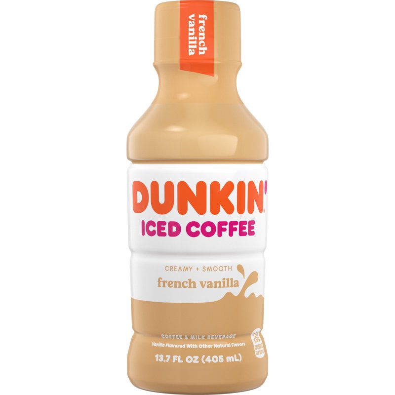 Dunkin' French Vanilla Iced Coffee 13.7 fl oz Bottle Dunkin' French Vanilla Iced Coffee 13.7 fl oz Bottle