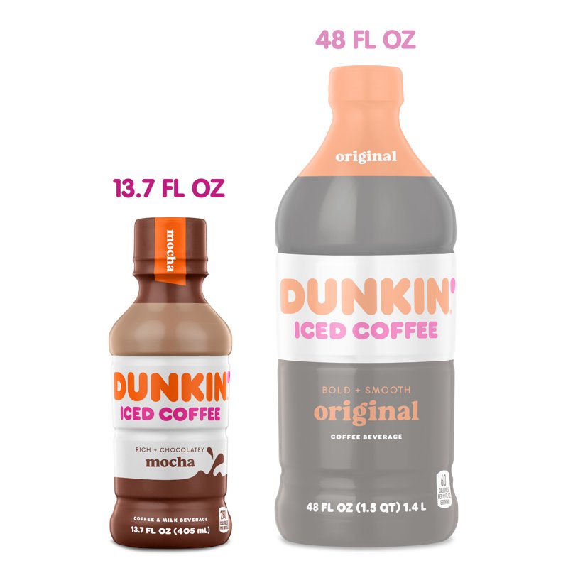 Dunkin' Mocha Iced Coffee 13.7 Fl Oz Bottle